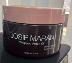 Josie Maran Whipped Argan Oil Body Butter Ultra Hydrating UNSCENTED 19 oz New - £46.92 GBP