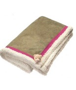 Zoeppritz Zoo Baby Blanket with Pig - Fleecy Micro Suede - £75.70 GBP