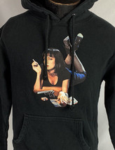 Pulp Fiction Hoodie Sweatshirt Movie Promo Mia Wallace Tarantino Mens Small - £27.40 GBP