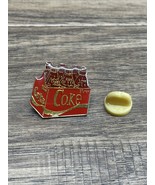 Vintage Enjoy Coke Six Pack Bottle Enamel Pin Coca-Cola Soda Advertising... - $9.89