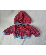 American Girl Doll Ready For Fun Red Blue Jacket Hooded Windbreaker Coat - £6.27 GBP