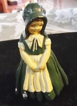 Vintage Bisque or Chalkware Miniature Colonial Figurine - £4.74 GBP
