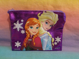 Disney  Frozen Anna and Elsa Zippered Makeup Purse Pouch Bag for Girls - £3.97 GBP