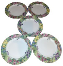 5 Nikko Secret Garden Davir Dinner Plates 10 5/8&quot; Fine China Spring/East... - £57.88 GBP