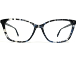 OGI Eyeglasses Frames AQUATENNIAL/411 Black Blue Tortoise Cat Eye 53-15-145 - $93.42