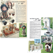 Holly Hobbie Wards Catalog Pages Plus Raggedy Ann Baby Wendy 1970s x2 - £7.75 GBP