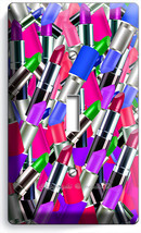 Colorful Lipsticks Beauty Salon Buduar Single Light Switch Wall Plate Cover Room - £7.42 GBP