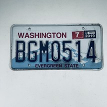 2019  Washington Evergreen State Passenger License Plate BGM0514 - $16.82