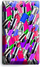 Colorful Lipstick Beauty Salon Buduar Phone Telephone Wallplate Cover Room Decor - £8.19 GBP