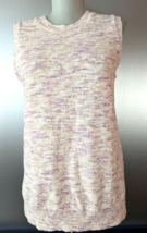 J.Crew Vest sleeveless Sweater Pink Marled Womens size S - £11.78 GBP
