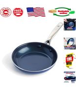 Effortless Cooking with 8” PFAS-Free Diamond Nonstick Skillet - Blue Finish - $719.88 MXN