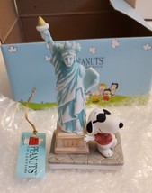 Peanuts Snoopy NEW YORK Statue of Liberty porcelain figure Westland 8246... - £39.53 GBP