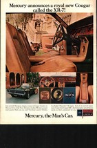 1967 Mercury Cougar XR7: Royal New Cougar LRG Vintage Print Ad nostalgic b6 - $24.11