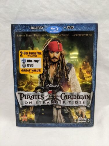 Pirates Of The Caribbean On Stranger Tides Blu Ray Disc + DVD - DVDs ...