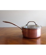 Viking 3-Ply Copper Clad Saucepan Pot with Vented Glass Lid 2 Qt Quart - $826.70 MXN