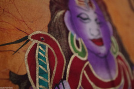Batik Paintings Pictures Indian Ethnic Asian Beautiful Cotton Medium # 04 - £83.99 GBP