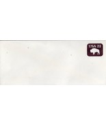 Stamps - U. S.- 22 cent &amp; 18 cent Stamped Envelops (Buffalo &amp;  Star) - £1.59 GBP