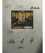 Criminal Minds Signed TV Script X10 Mandy Patinkin Tom Gibson Shemar Moo... - £15.73 GBP