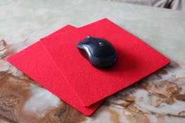 Mouse Mat Pad Eco Friendly Color Felt  4 mm NICE New Fabric Felt Third FREE - £1.78 GBP
