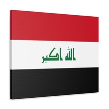 Iraq Country Flag Canvas Vibrant Wall Art Unframed Home Decor - £61.07 GBP+