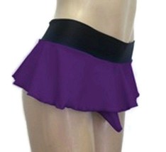 Crossdresser, Sissy Thong Panties With Skirt And Sheath Purple - £31.45 GBP