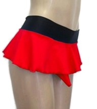 Crossdresser, Sissy Thong Panties With Skirt And Sheath Red - £31.45 GBP