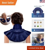 Premium Moist Heat Neck &amp; Shoulder Wrap - Microwavable Herbal Aromathera... - $924.75 MXN