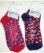 Philadelphia Phillies Texas Rangers Short Socks Ladies Mens MLB Baseball... - $16.95