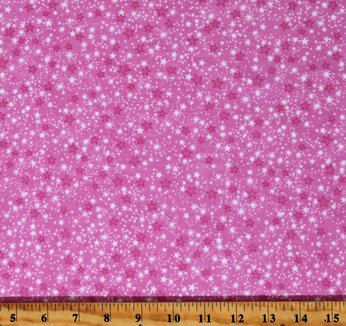 Flannel Stars on Pink Kids Baby Cotton Flannel Fabric Print by the Yard ... - $9.95