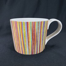 Starbucks Coffee Co 2008 Vertical Rainbow Stripes Ceramic 13 Oz Coffee /Tea Mug - £10.80 GBP