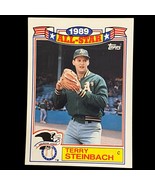 1990 Topps Glossy All-Stars #20 Terry Steinbach OAKLAND ATHLETICS A&#39;S --... - $1.29