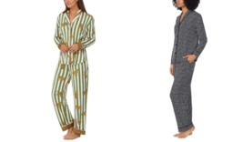 Room Service Ladies&#39; Shawl Collar Pajamas Set - £24.24 GBP