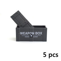 Swat Weapon Box 1 Soldier Fence Ghillie Army WW2 Figures Building Block - £13.02 GBP