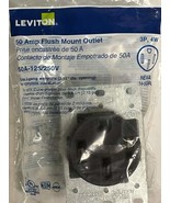 8 PK Leviton 279-S00 50A 125/250V Flush Mount Receptacle, NEMA 14-50R - $1,211.63 MXN