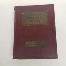 Motor&#39;s Flat Rate Manual 1951 Edition, 23rd Edition, Hardcover - £19.37 GBP