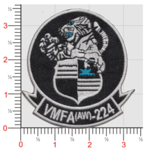 MARINE CORPS VMFA(AW)-224 BENGALS FINLAND EMBROIDERED HOOK &amp; LOOP PATCH - £31.46 GBP