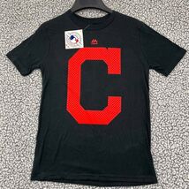 Cleveland Guardians Swisher 33 Shirt Youth Medium 10-12 Majestic Shortsl... - $235.42 MXN