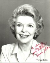 Verna Hillie (d. 1997) Signed Autographed Glossy 8x10 Photo - $49.99