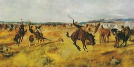 Breaking Camp by Charles Marion Russell Western Giclee Art Print + Ships Free - £38.71 GBP+