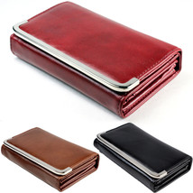 Lady PU Leather Fashion Purse Wallet Handbag Clutch Zip Card Holder - $460.71 MXN