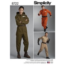 Simplicity 8722 Teen and Adult Coverall Costume Sewing Pattern, Sizes XS-XL - £15.68 GBP