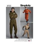 Simplicity 8722 Teen and Adult Coverall Costume Sewing Pattern, Sizes XS-XL - £15.73 GBP