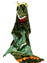 Alligator Halloween Dog Costume Adj XXXL Lined Thick Fabric Long Tail And Feet - £20.29 GBP