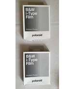 Polaroid 8 Black &amp; White Instant Photos B&amp;W i-Type Film - Lot of 2 - $494.83 MXN