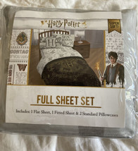 Harry Potter Hogwarts Full Sheet Set New from Macy’s NWT - £54.52 GBP