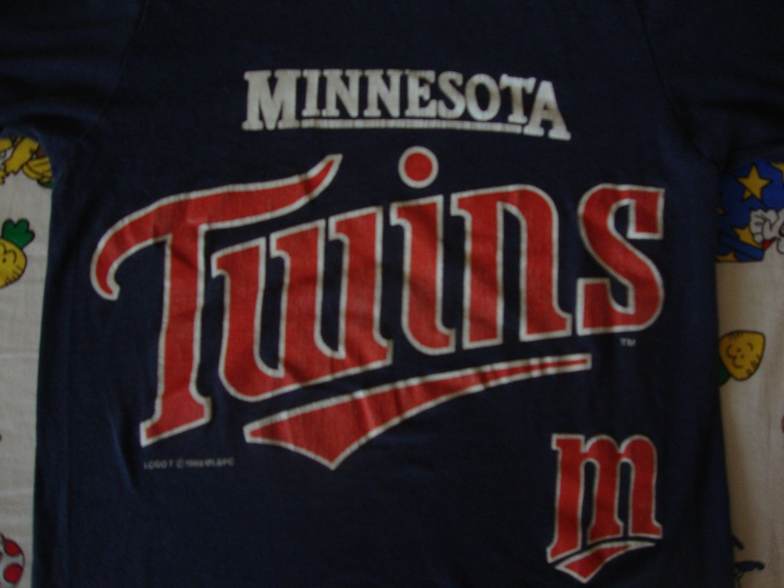 Vintage MLB Minnesota Twins 80's 1988 Logo 7  T Shirt Men's Size S - £13.73 GBP