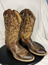 Ariat Heritage Cowboy Mens Brown Outdoor Leather Western Boots 10010289 ... - $69.30