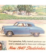 1947 Studebaker Classic Car Landscape Advertisement Automobilia Farm DWNN21 - $29.99