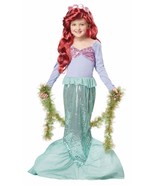 Little Mermaid Dress Up Play Child MED PLUS 8 - 10 Halloween Costume  - £31.55 GBP