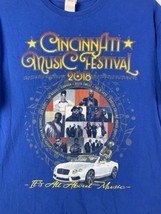 Cincinnati Music Festival Concert Tee Double Sided R&amp;B Rap Tour Large - £19.71 GBP
